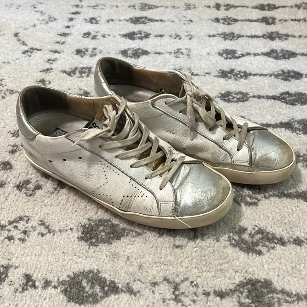 Metallic Golden Goose Sneakers